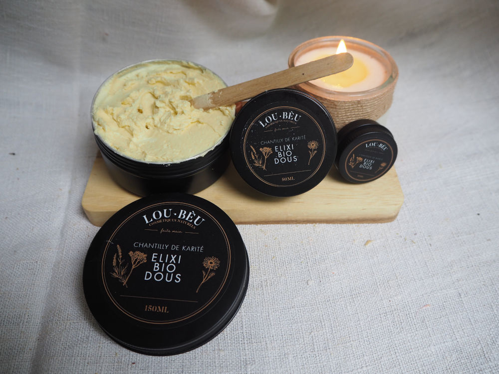 Elixi Bio Dous - Chantilly de karité artisanale - Savonnerie Lou Bèu