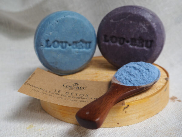 Le Détox - Shampoing solide artisanal naturel - Savonnerie Lou Bèu